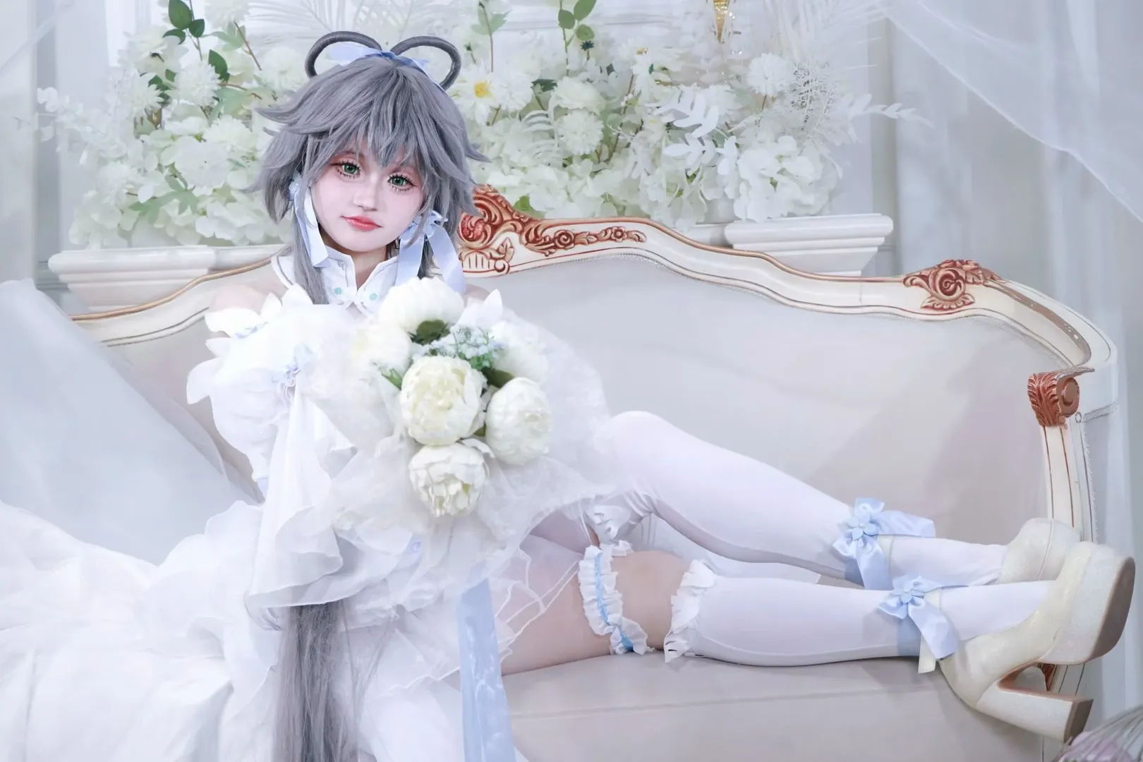 洛天依cos, cosplay动作参考, Coser分享, 二次元花嫁, 洛天依场刊花嫁 - 第7张