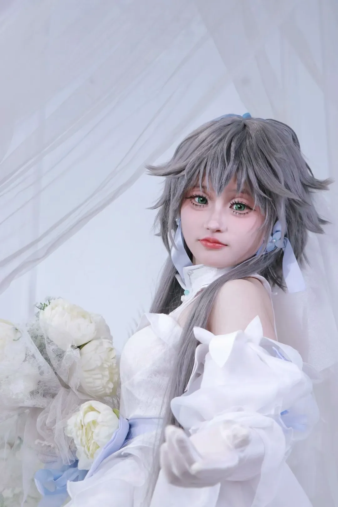 洛天依cos, cosplay动作参考, Coser分享, 二次元花嫁, 洛天依场刊花嫁 - 第9张
