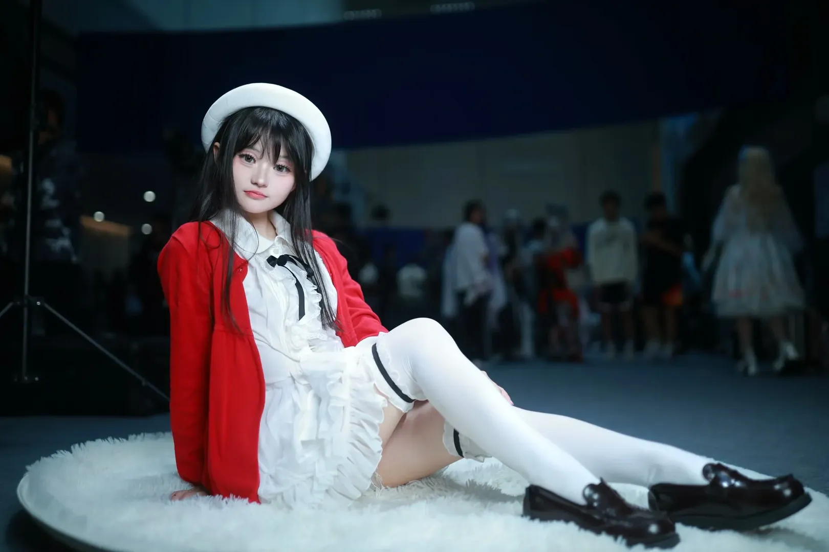 漫展场照, cos动作参考, 加藤惠cos, 路人女主的养成方法, 夜樱外拍 - 第11张