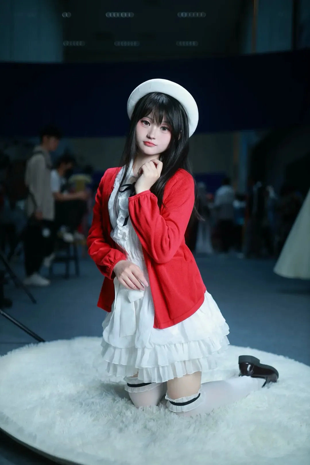 漫展场照, cos动作参考, 加藤惠cos, 路人女主的养成方法, 夜樱外拍 - 第5张