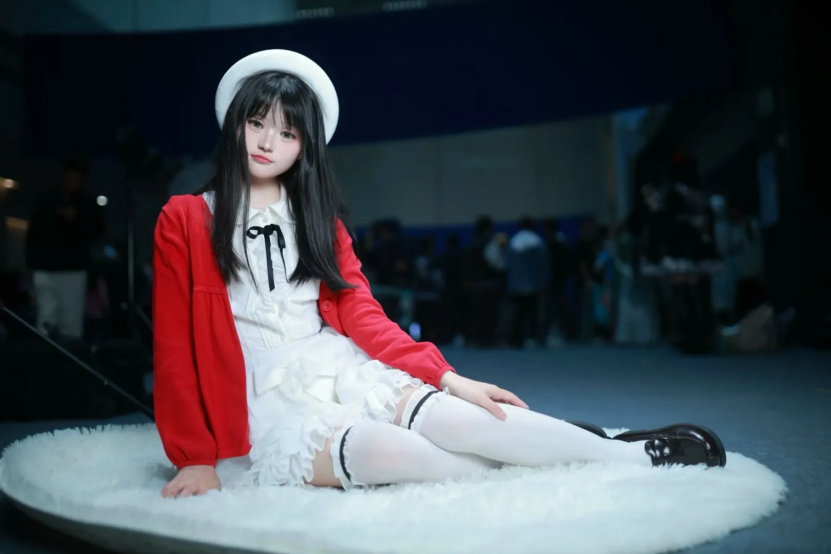 漫展场照, cos动作参考, 加藤惠cos, 路人女主的养成方法, 夜樱外拍 - 第6张