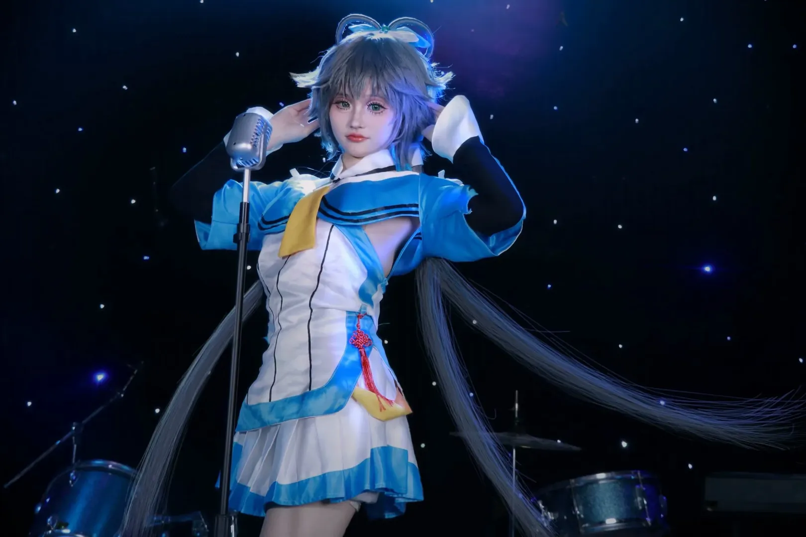 cosplay, 洛天依cos, 舞台摄影, 动作参考, 正片指南 - 第6张