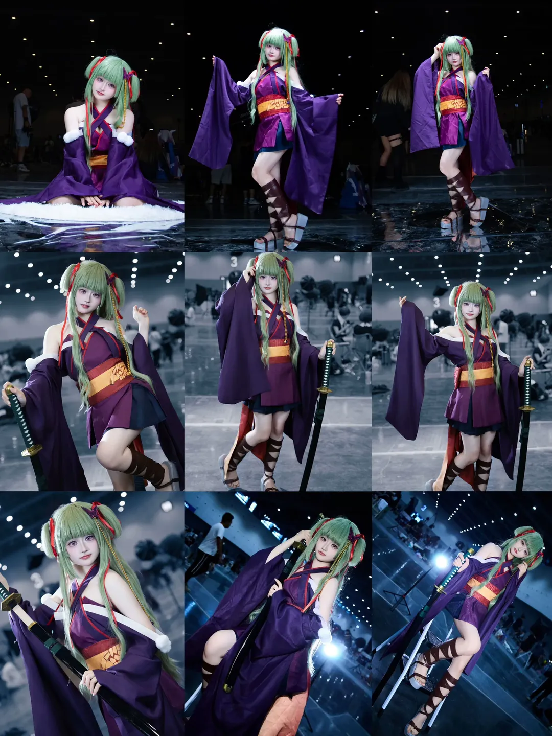 Cosplay摄影, 漫展场照, 丛雨cos, 千恋万花, Coser动作参考 - 第1张