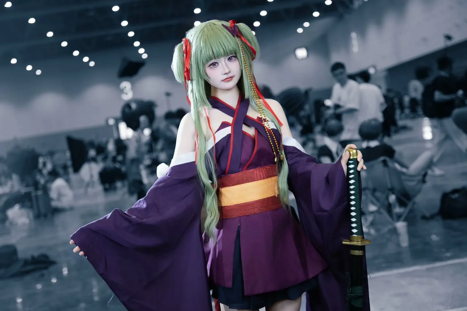 Cosplay摄影, 漫展场照, 丛雨cos, 千恋万花, Coser动作参考 - 第11张