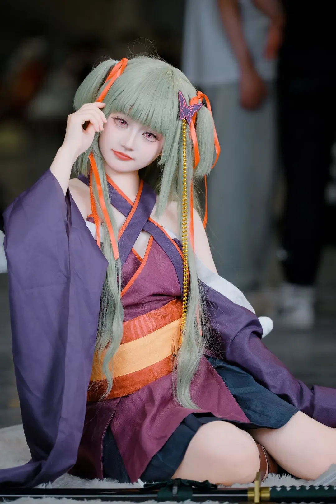 Cosplay摄影, 漫展场照, 丛雨cos, 千恋万花, Coser动作参考 - 第14张