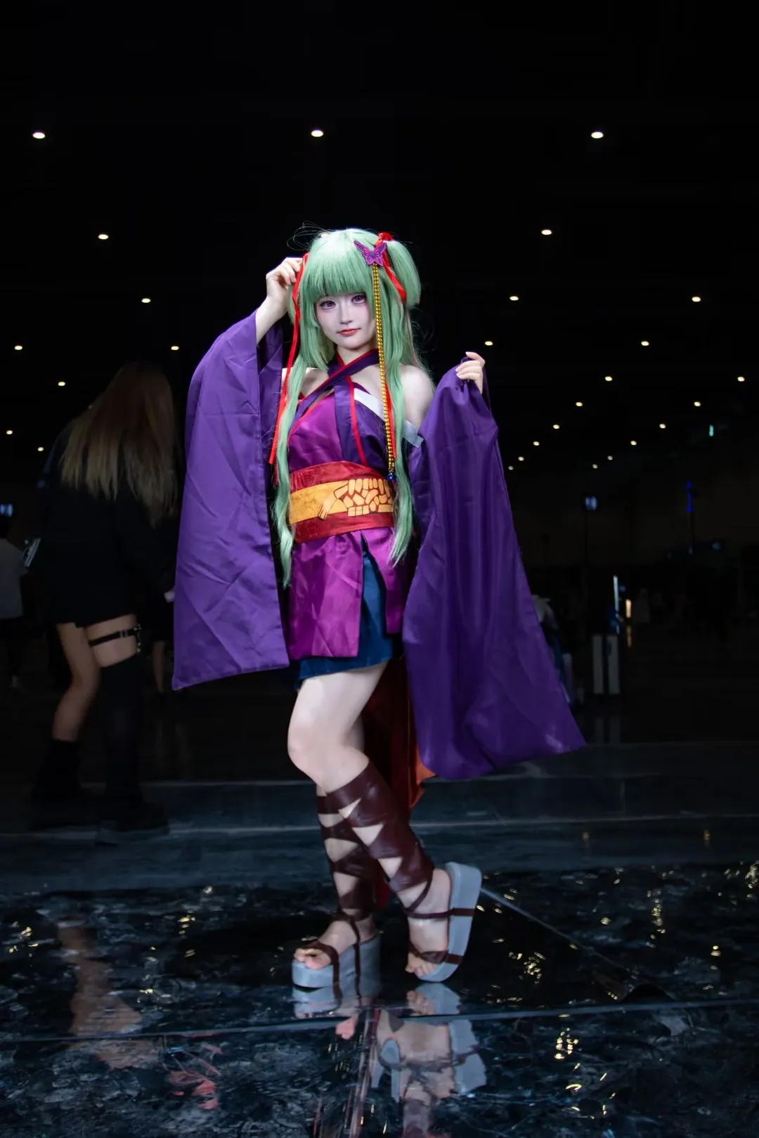 Cosplay摄影, 漫展场照, 丛雨cos, 千恋万花, Coser动作参考 - 第4张