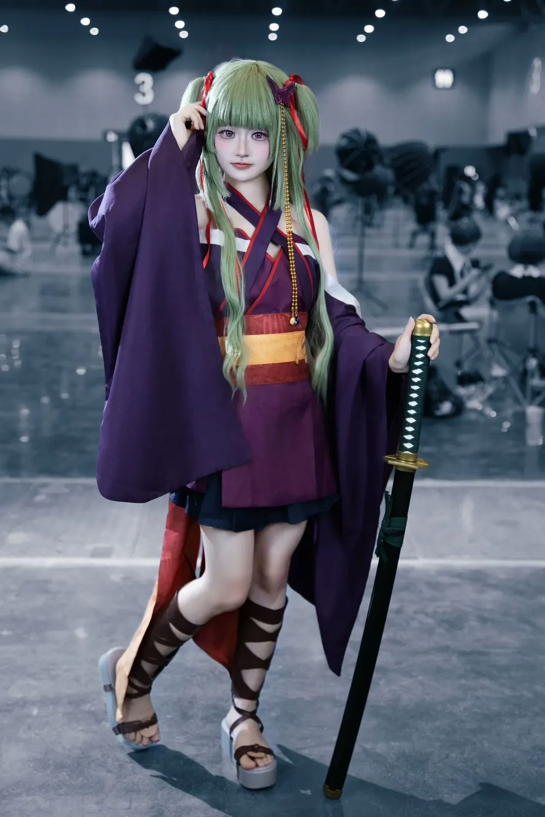 Cosplay摄影, 漫展场照, 丛雨cos, 千恋万花, Coser动作参考 - 第6张