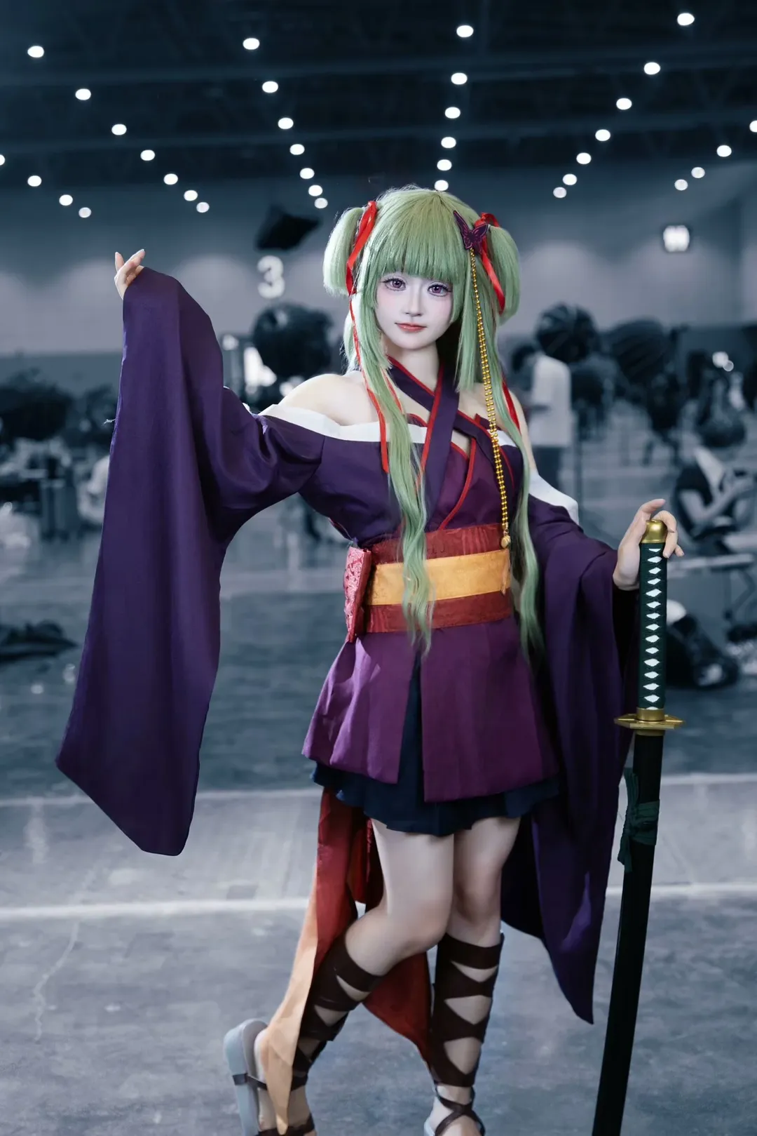 Cosplay摄影, 漫展场照, 丛雨cos, 千恋万花, Coser动作参考 - 第7张