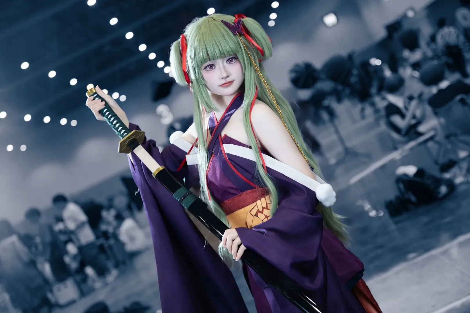 Cosplay摄影, 漫展场照, 丛雨cos, 千恋万花, Coser动作参考 - 第8张