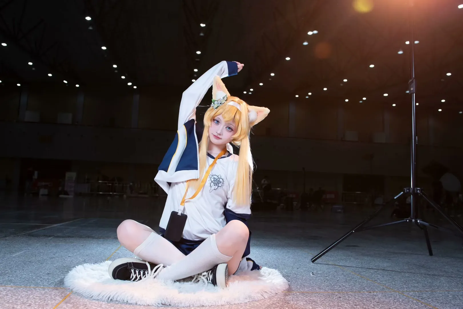 碧蓝档案, cos动作参考, 伊落玛丽cos, 体操服cos, 可爱型cosplay - 第10张