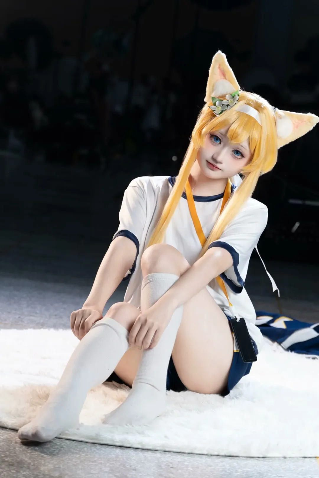 碧蓝档案, cos动作参考, 伊落玛丽cos, 体操服cos, 可爱型cosplay - 第4张