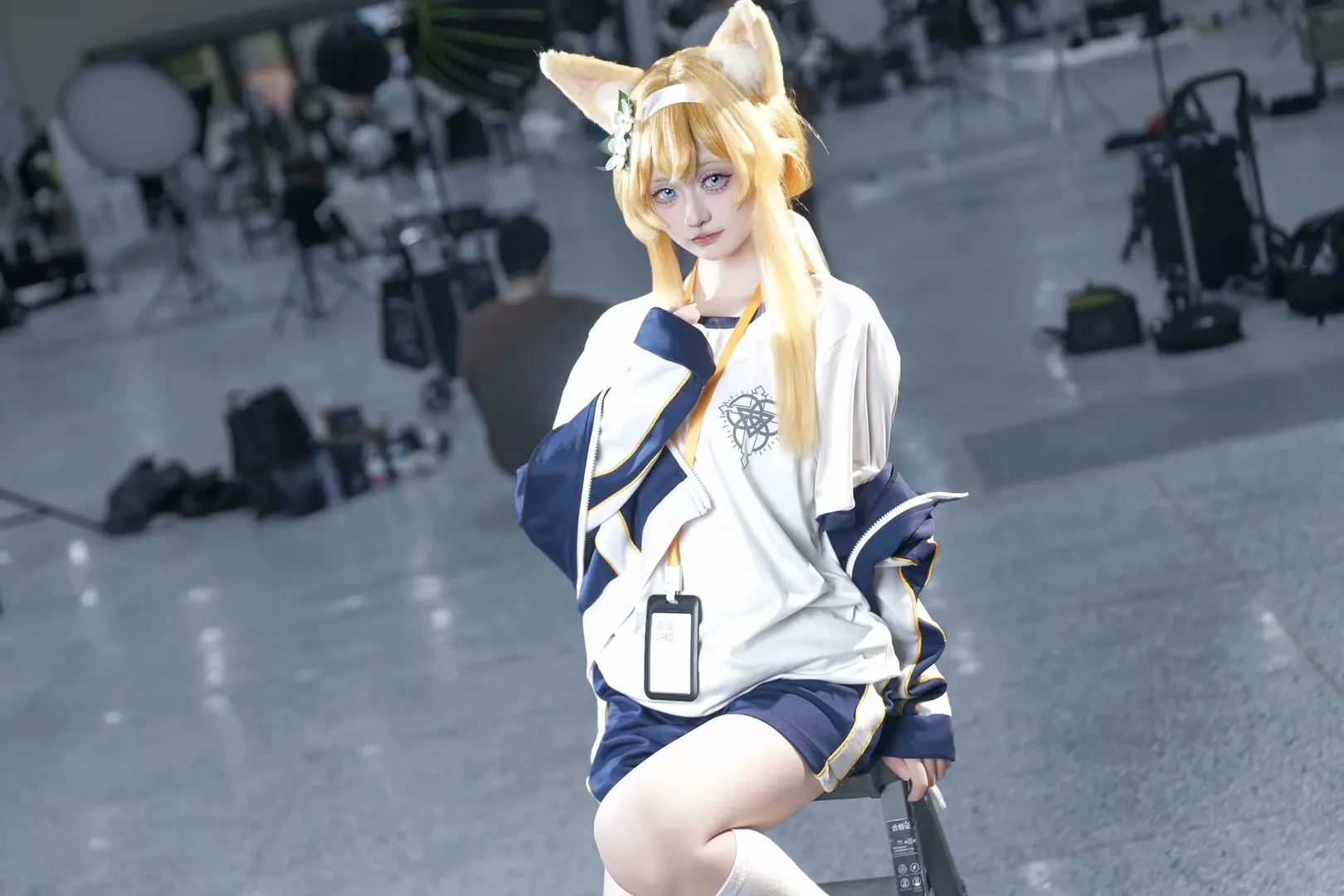 碧蓝档案, cos动作参考, 伊落玛丽cos, 体操服cos, 可爱型cosplay - 第6张