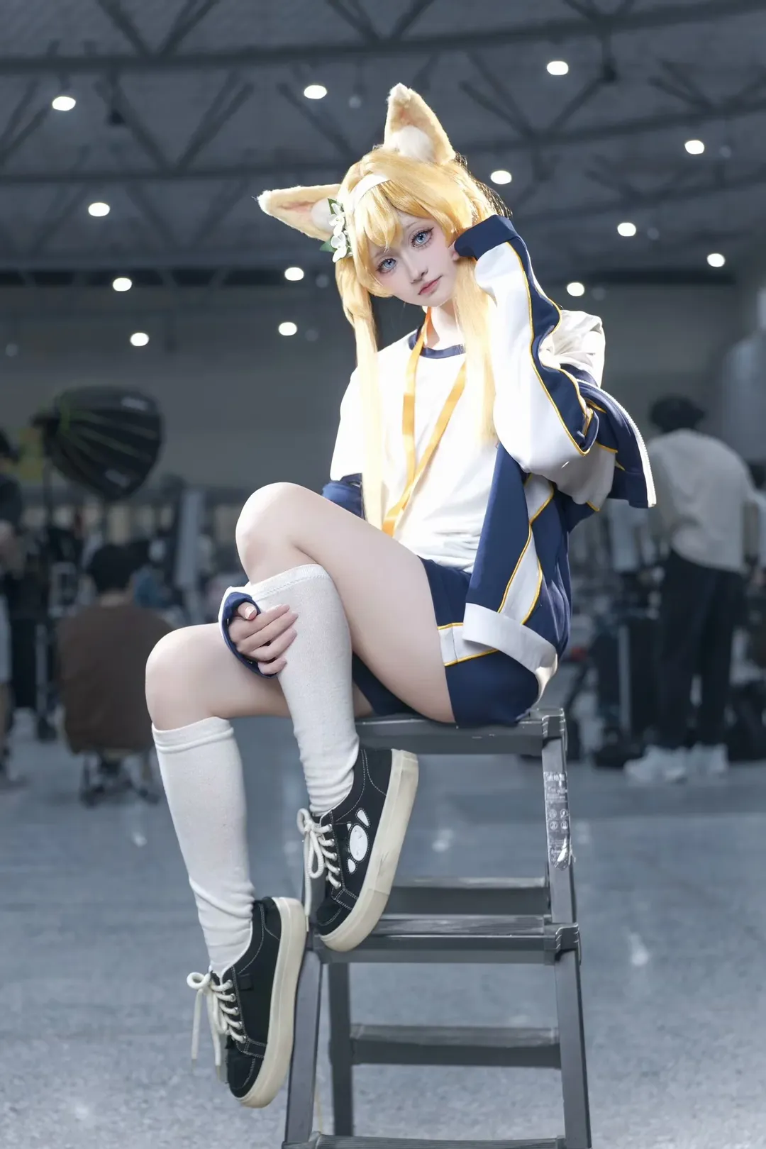 碧蓝档案, cos动作参考, 伊落玛丽cos, 体操服cos, 可爱型cosplay - 第7张