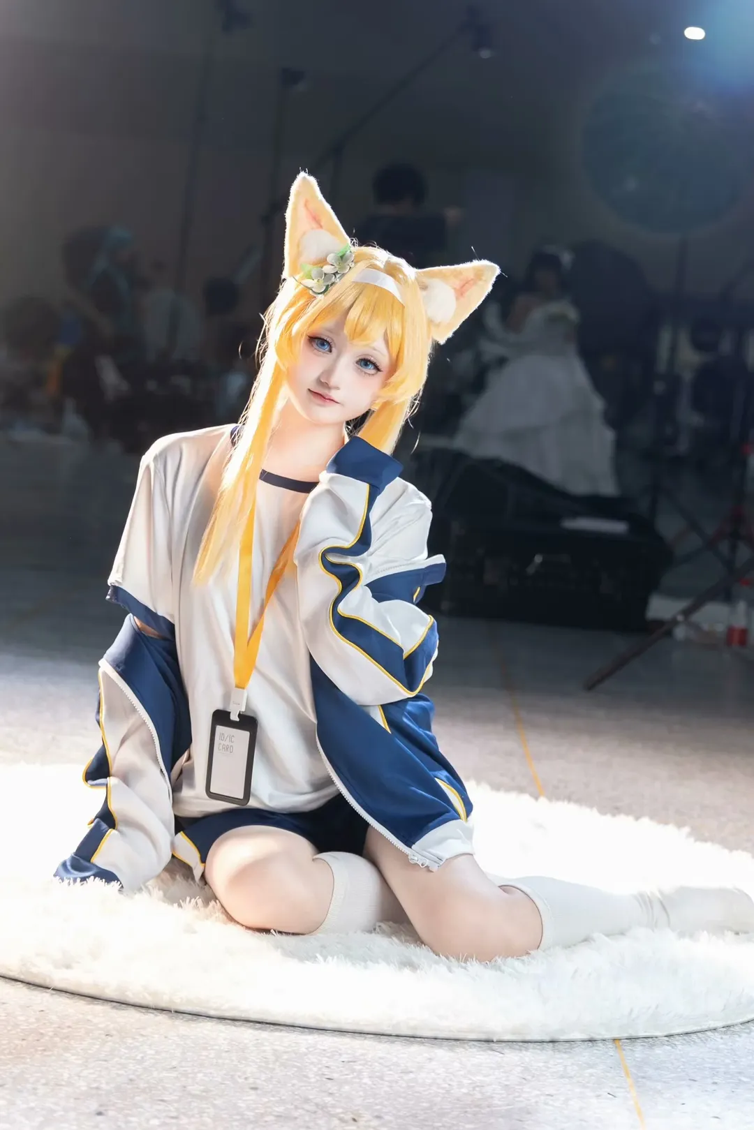 碧蓝档案, cos动作参考, 伊落玛丽cos, 体操服cos, 可爱型cosplay - 第9张