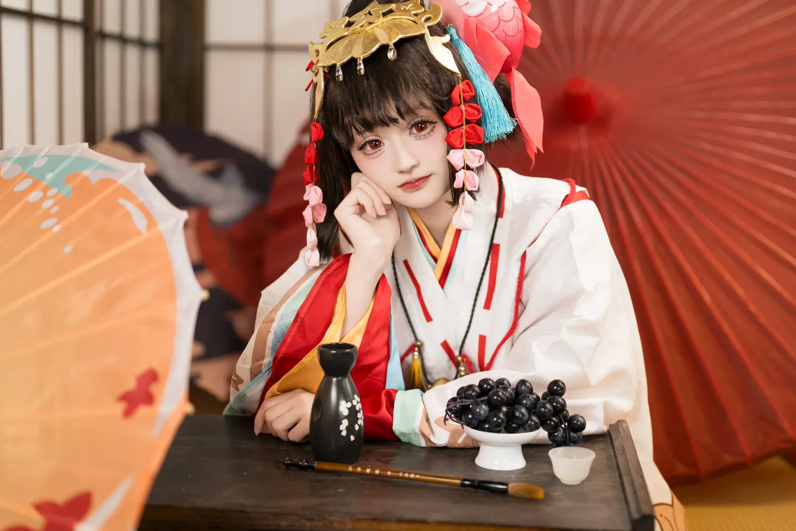 阴阳师, 神乐cos, 和风人像, 稚子之忆, 阴阳师cos - 第5张