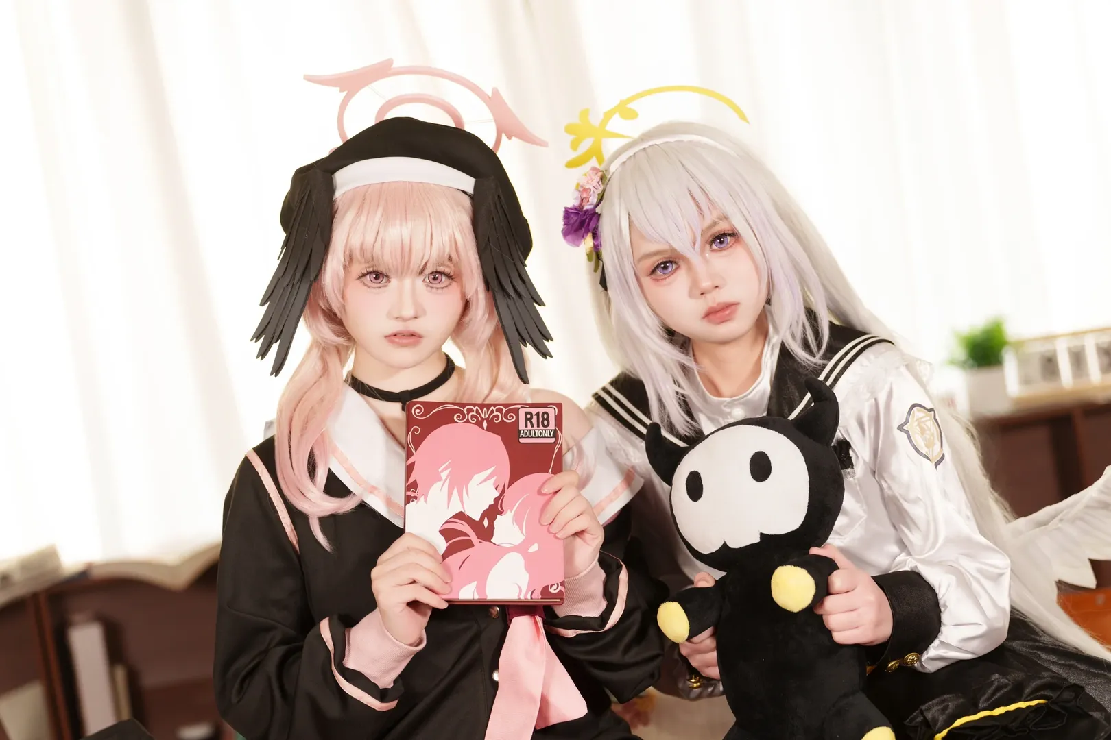 cosplay, 蔚蓝档案, 下江小春cos, 校园摄影, 补习部