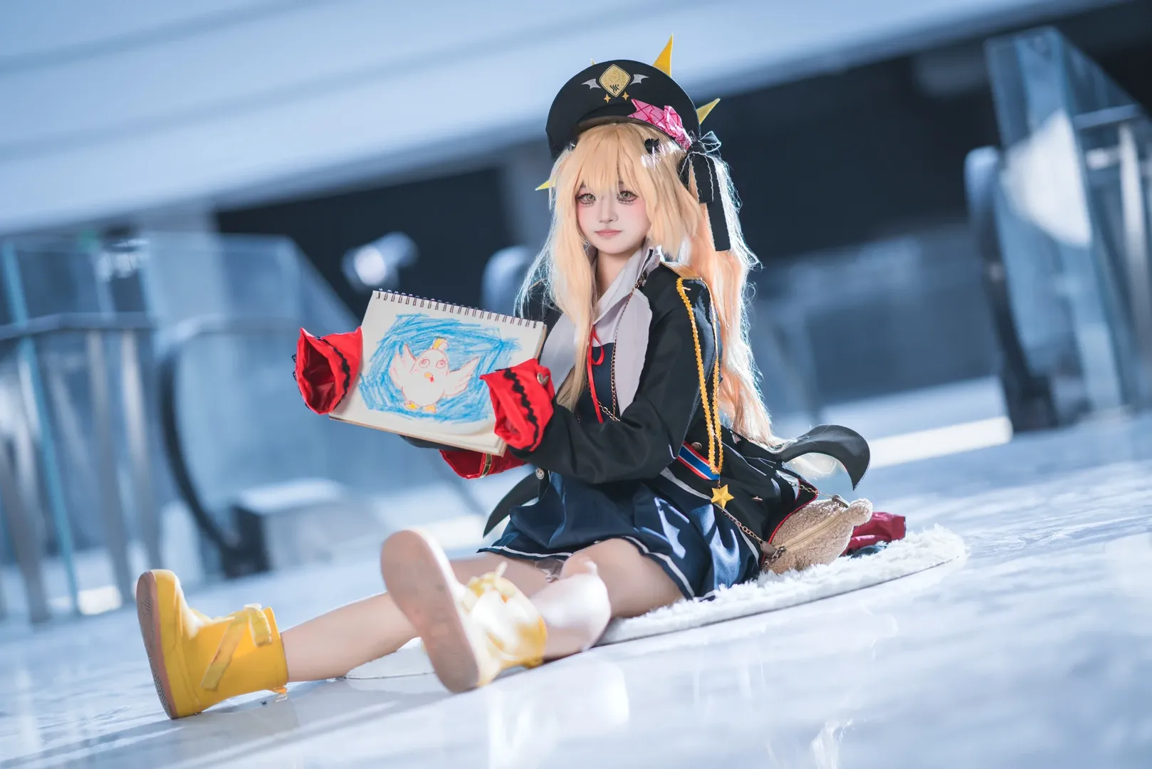 蔚蓝档案, 丹花伊吹cos, 二次元制服, 金发萝莉cos, 可爱少女 - 第2张