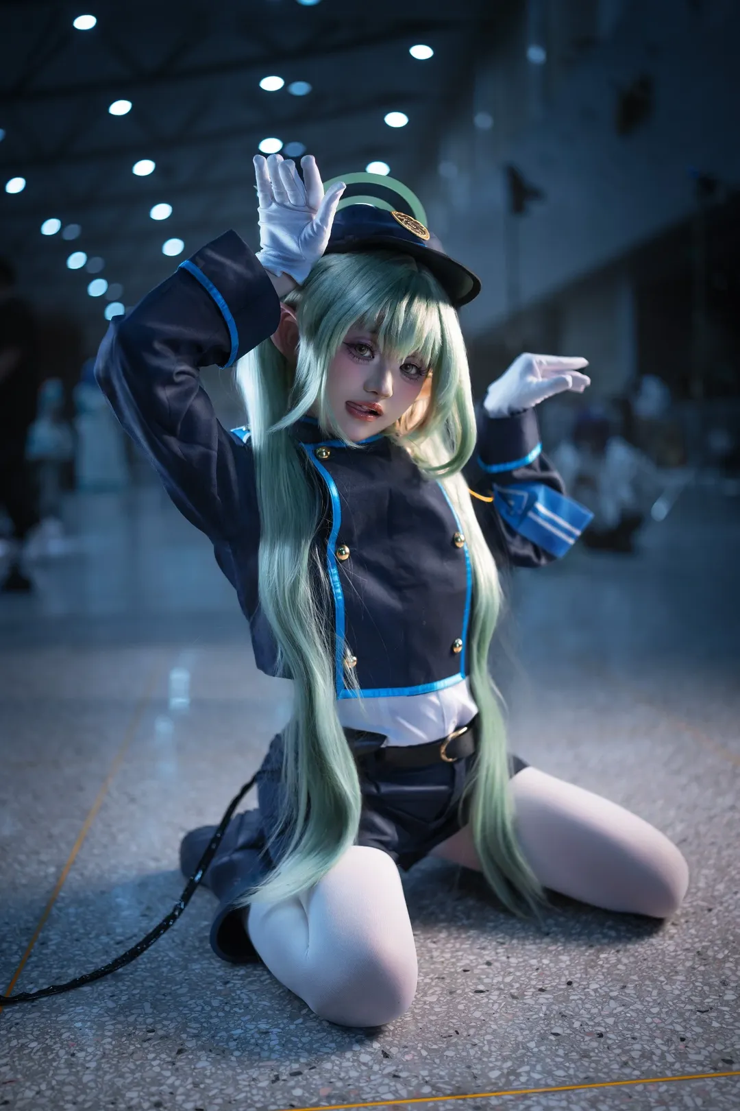 ブルーアーカイブ, イベント写真, コスプレ撮影, 橘ノゾミ のコスプレ, 鉄道制服