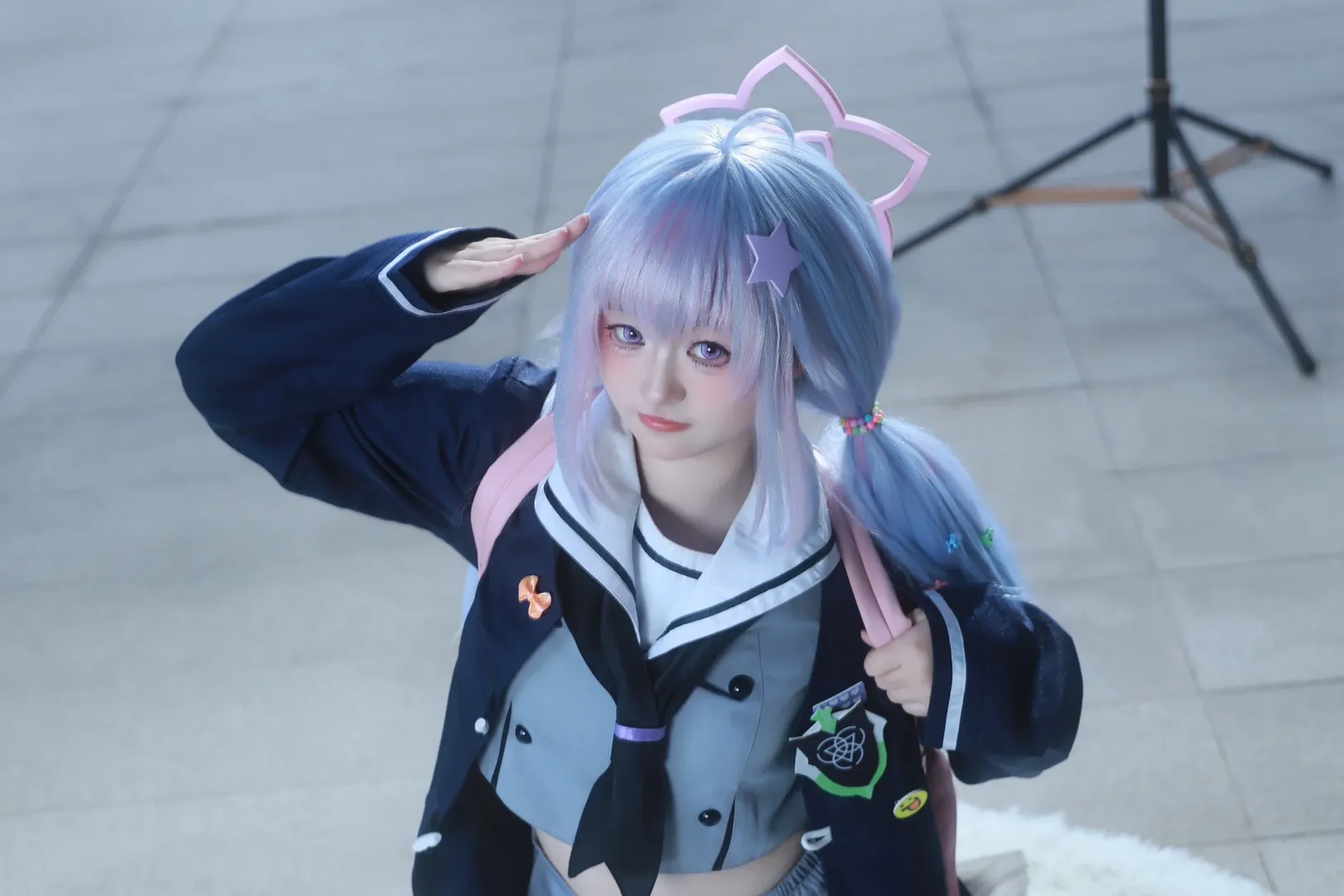二次元少女, 蔚蓝档案, 漫展返图, cosplay摄影, 宇泽玲纱cos - 第2张