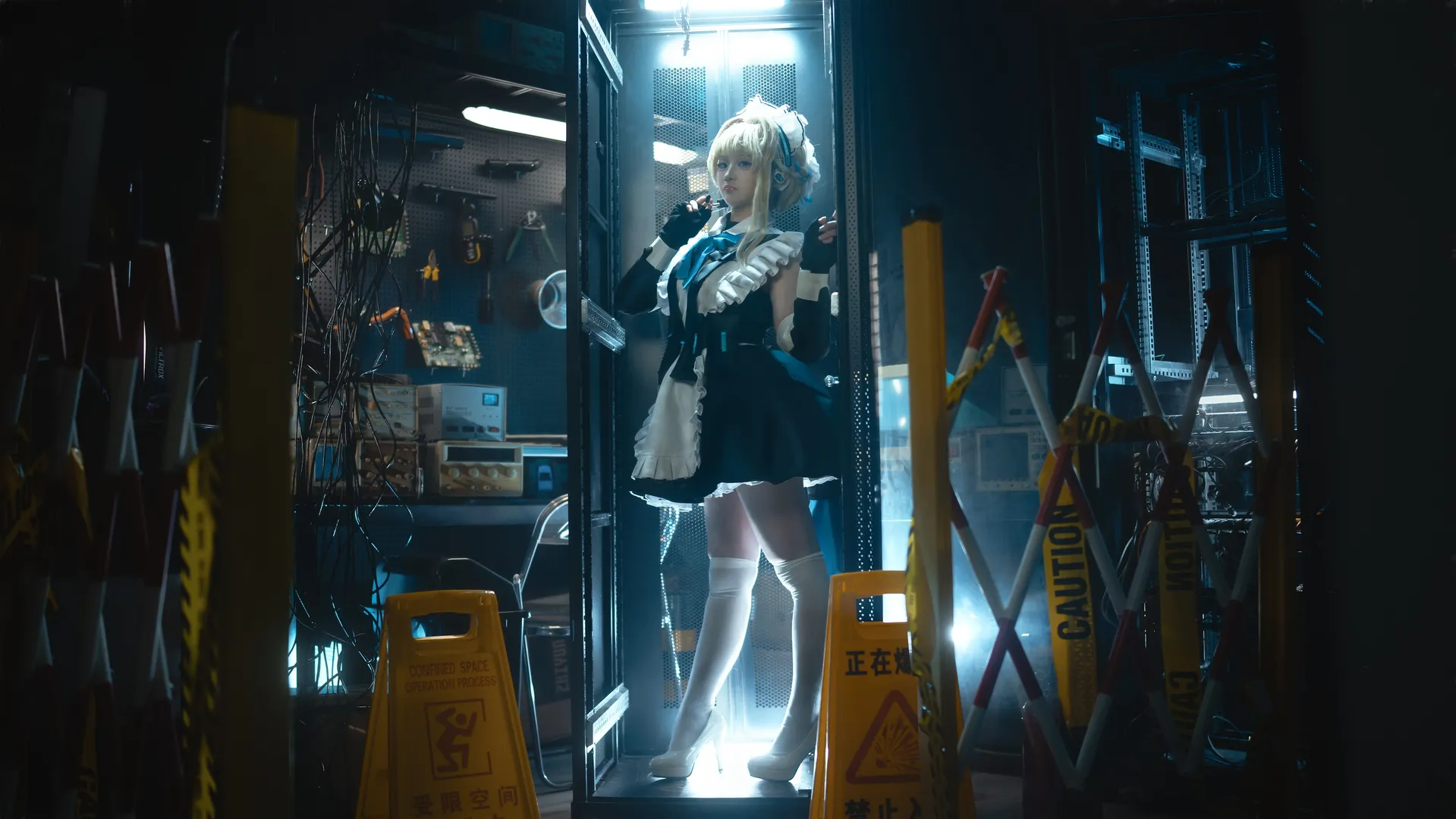 蔚蓝档案, 飞鸟马时cos, 战斗女仆, 工业风cosplay, 机械女仆 - 第2张