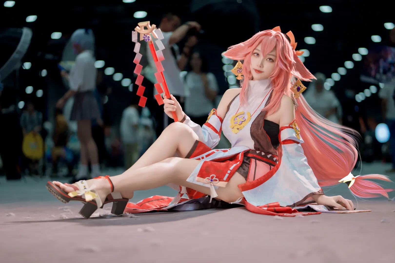 原神, ホタルACGエキスポ, 八重神子 コスプレ, コスプレ写真のシェア, 二次元風スタイル - 5枚目