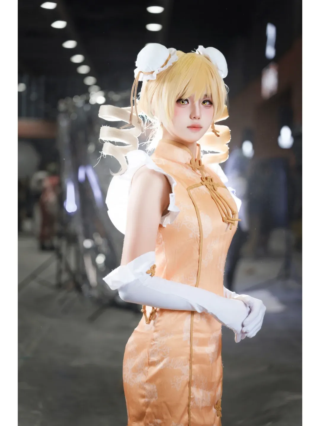 二次元摄影, 萤火虫漫展, cosplay场照, 巴麻美cos, 中华风旗袍 - 第5张