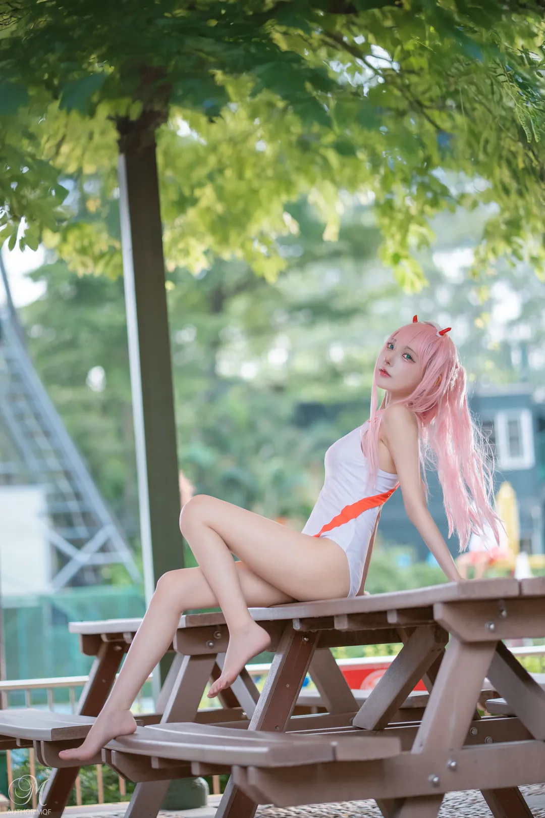 泳装cosplay, 02cos, Darling_in_the_Franxx, 长隆水上时尚季, 二次元水乐园
