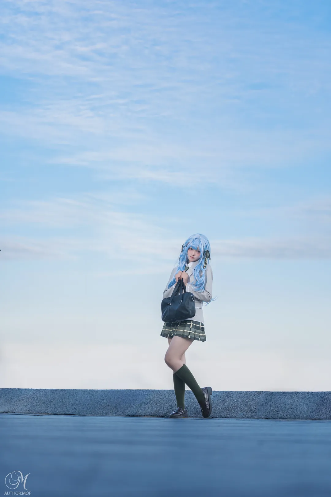 cosplay, 丰川祥子cos, 外景摄影, jk制服, mygo - 第1张
