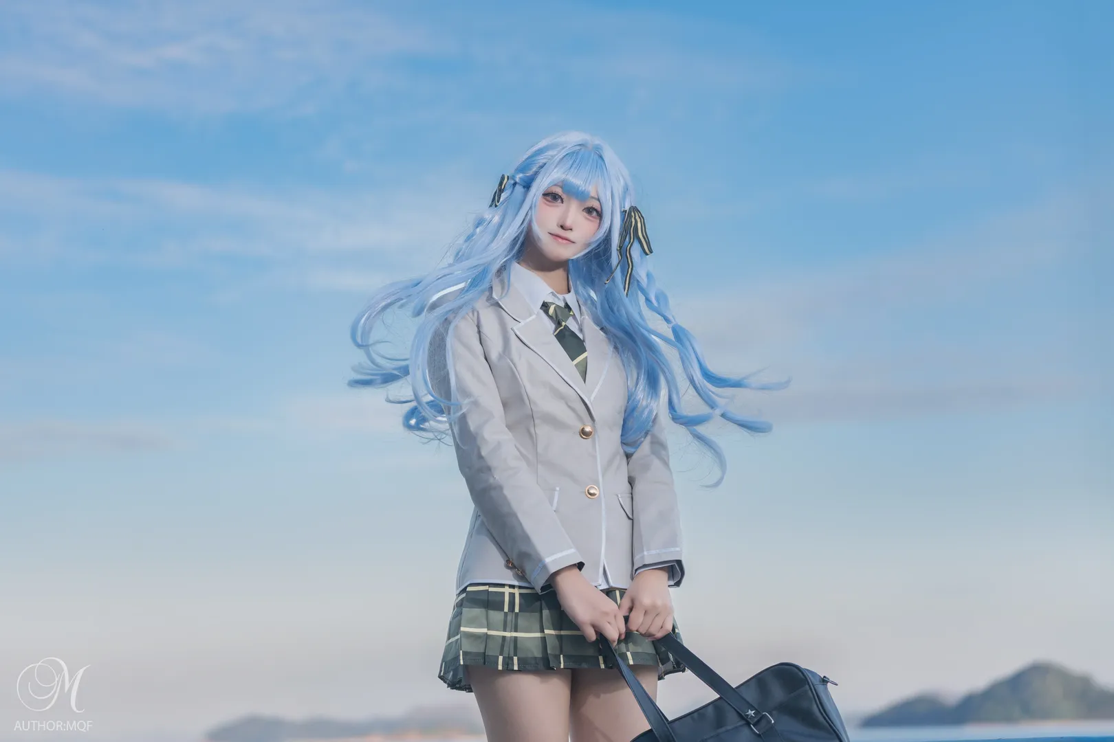 cosplay, 丰川祥子cos, 外景摄影, jk制服, mygo - 第2张