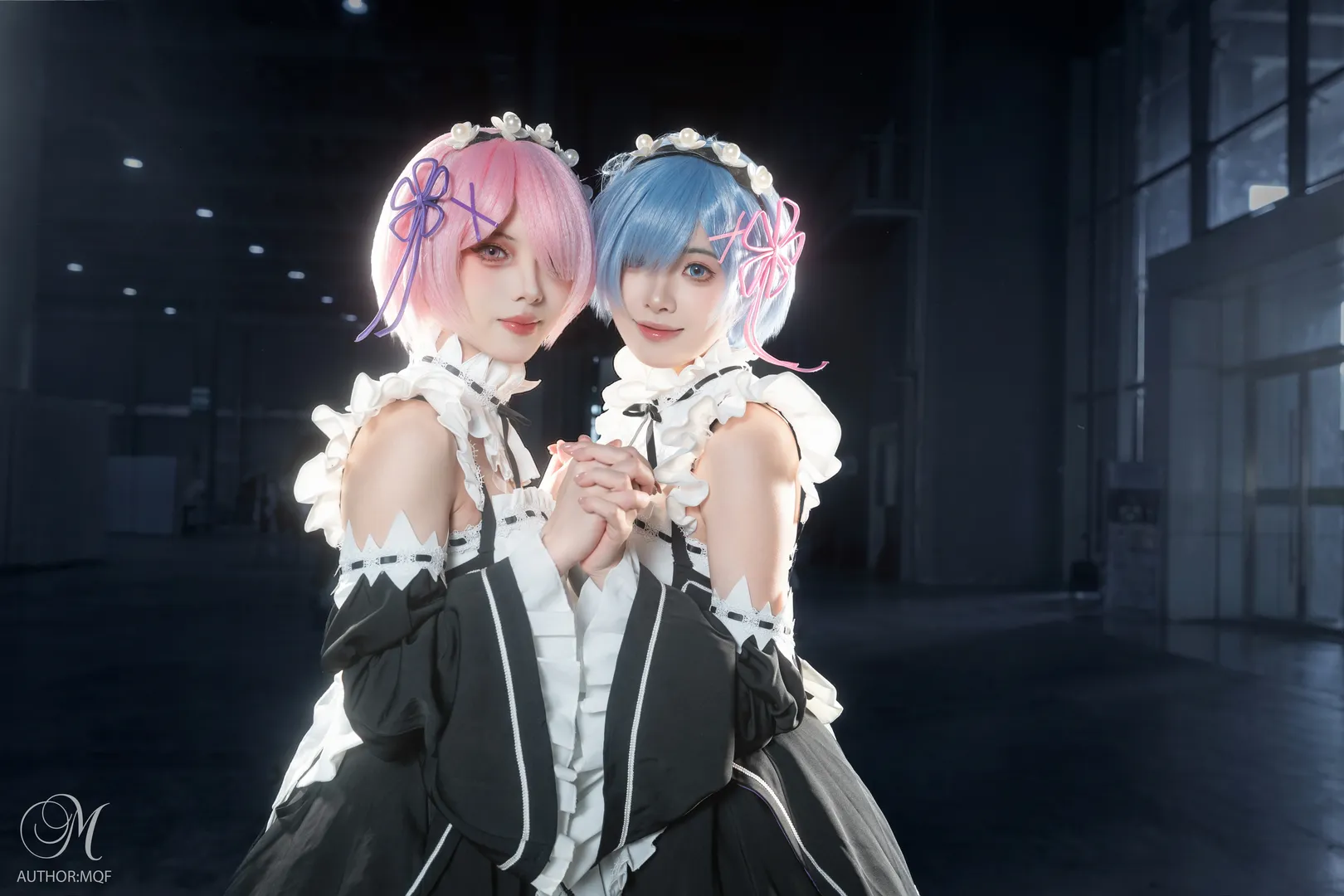 イベント写真, Re:ゼロから始める異世界生活, ラムとレムのコスプレ, ペアコスプレ, ソニー α7C II - 4枚目