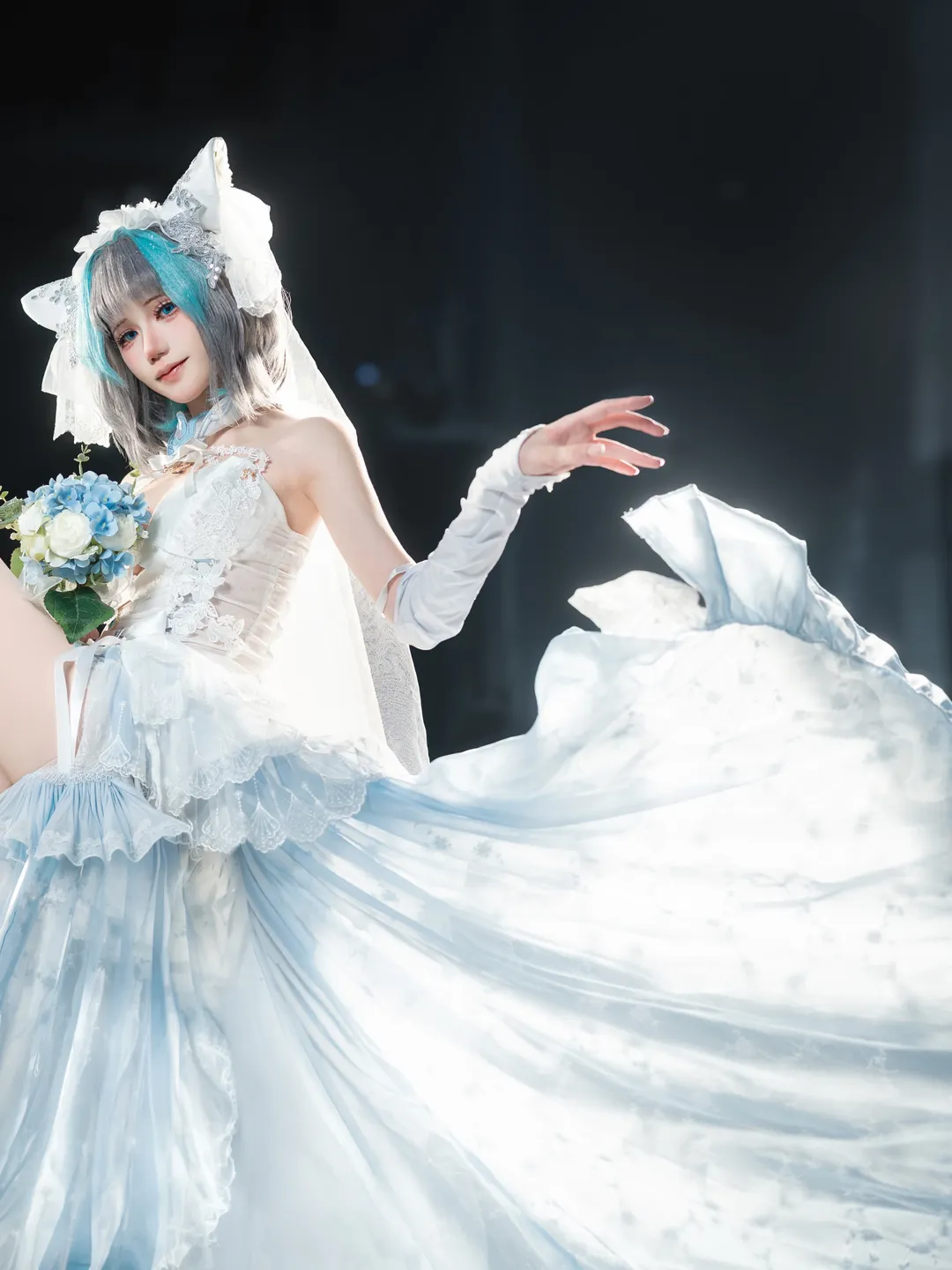 cosplay, 柴郡cos, 碧蓝航线, 花嫁, 漫展巡游季 - 第2张