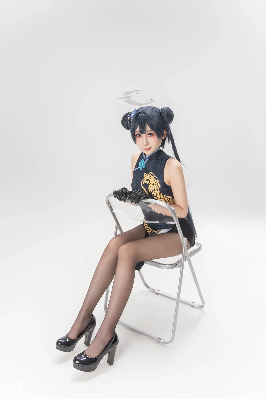 ブルーアーカイブ, キサキ コスプレ, ポーズ参考, 二次元コスプレ, 白ホリ撮影 - 6枚目