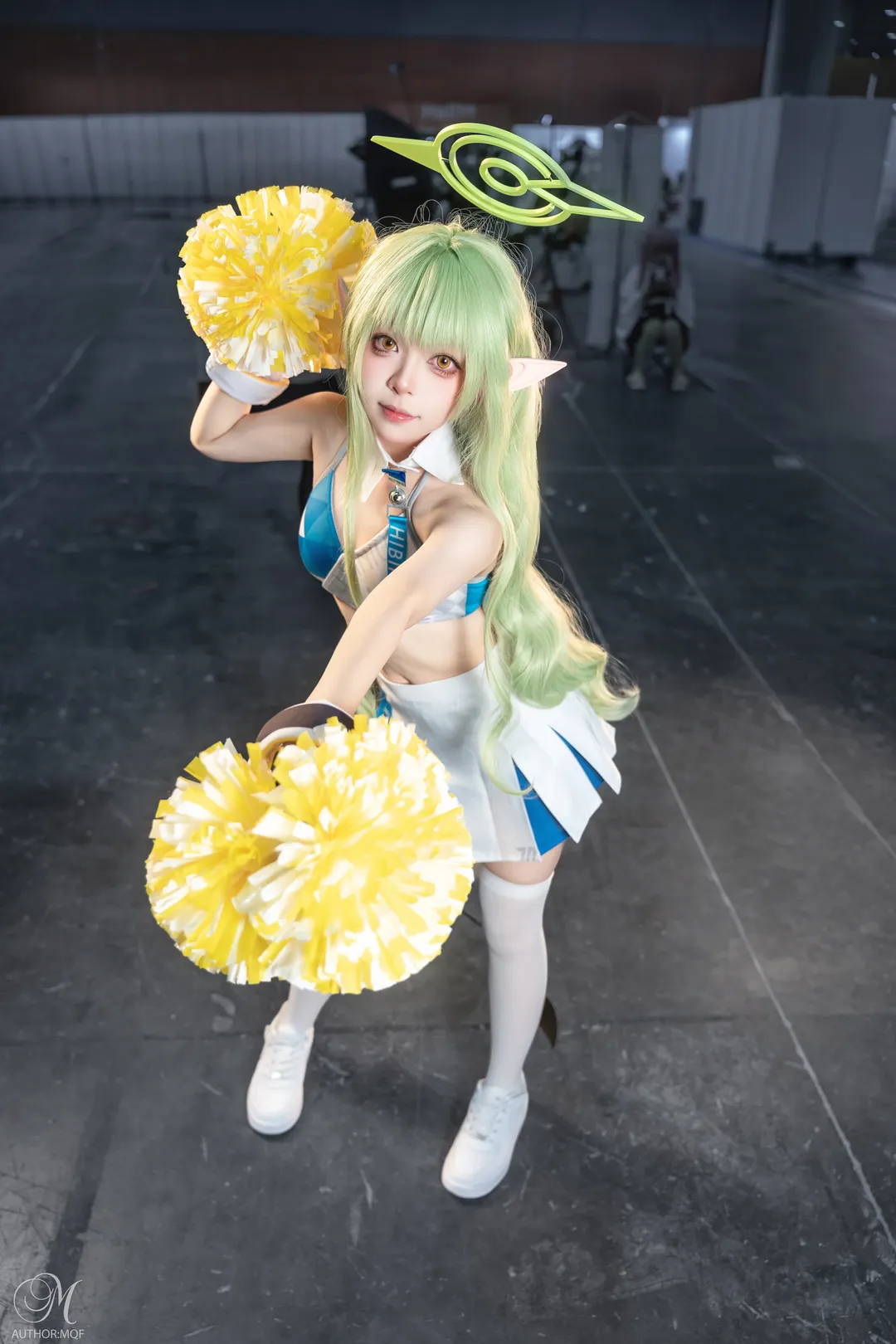 二次元撮影, ブルーアーカイブ, ホタルACGエキスポ, チアリーダー衣装, 橘ヒカリ コスプレ - 2枚目