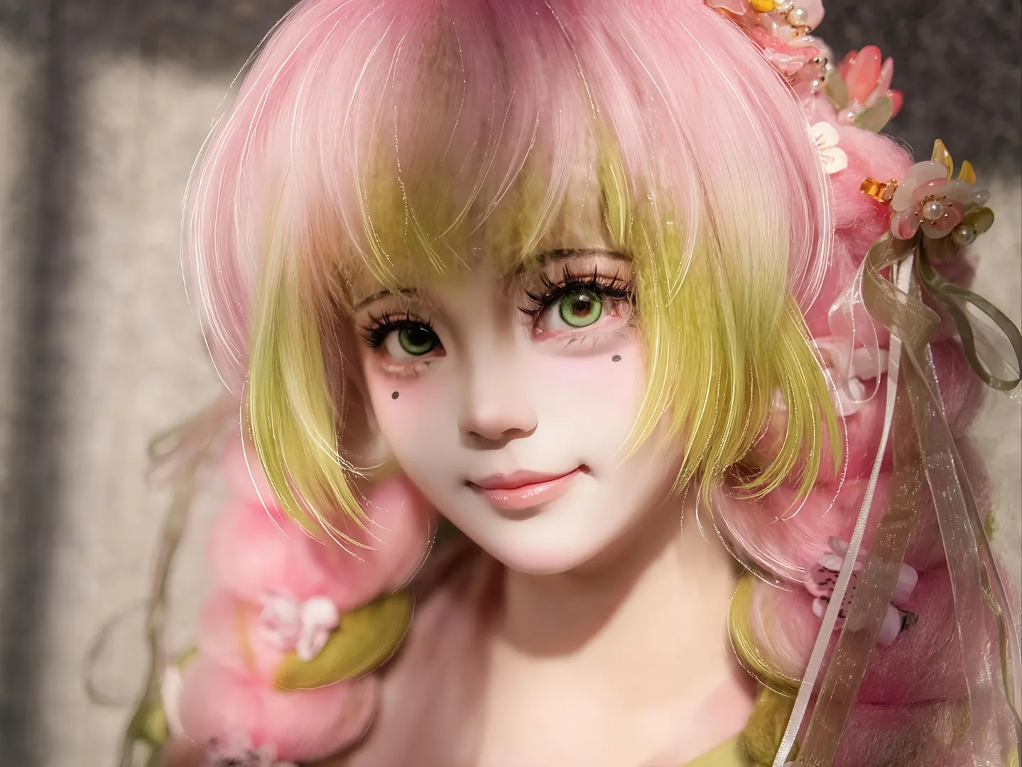 动漫角色还原, 鬼灭之刃, 甘露寺蜜璃cos, cosplay摄影, 国风二次元 - 第5张