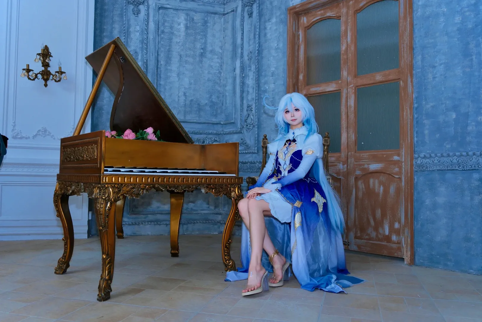 原神, 芙宁娜cos, cosplay摄影, 海边外景, 二次元日常 - 第8张