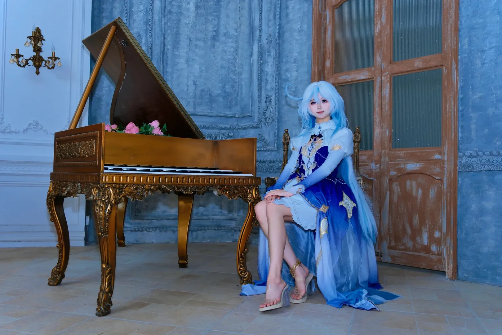 原神, 芙宁娜cos, cosplay摄影, 海边外景, 二次元日常 - 第9张