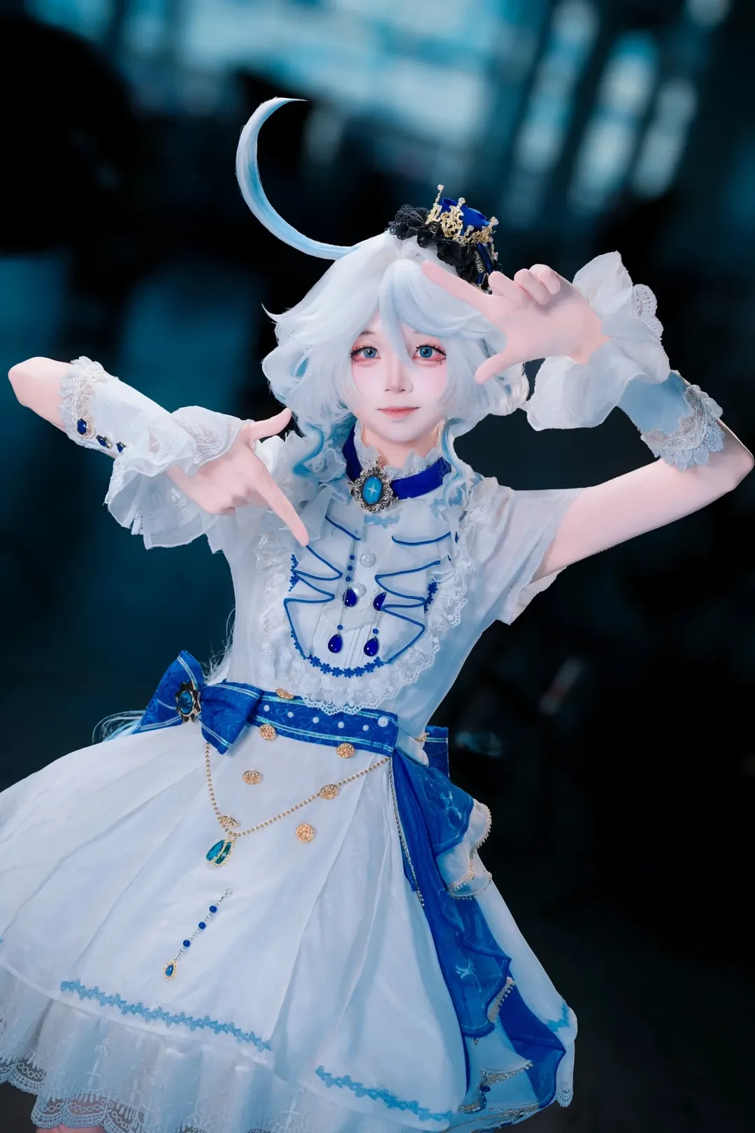 原神, 漫展返图, 芙宁娜cos, 二次元私设, 蓝色舞曲 - 第8张