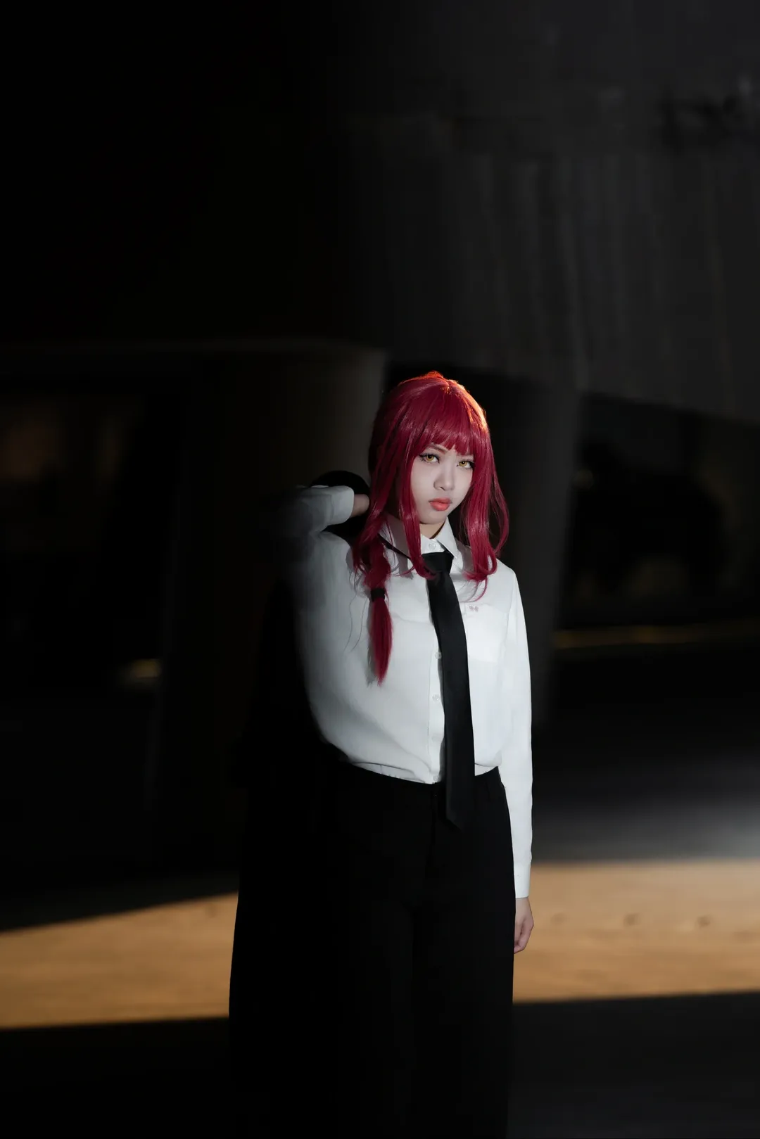 电锯人, cosplay摄影, 广州约拍, 红发造型, 玛奇玛cos - 第5张