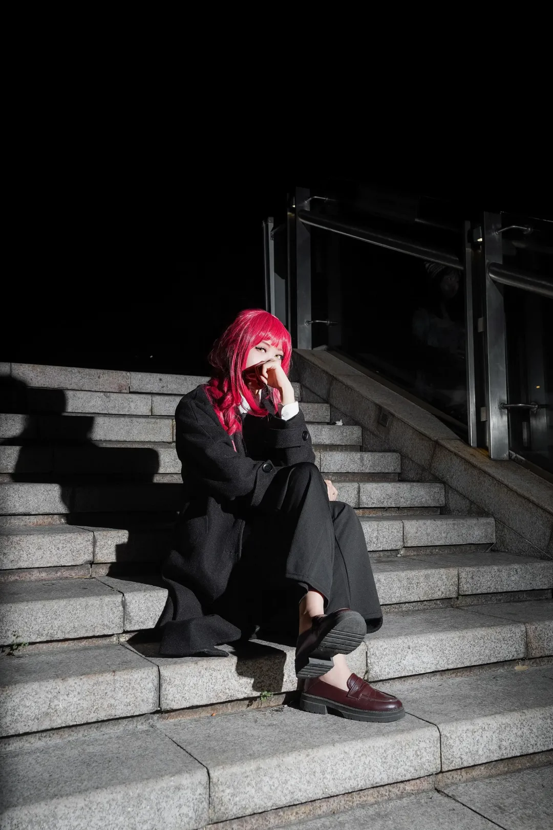 电锯人, cosplay摄影, 广州约拍, 红发造型, 玛奇玛cos - 第7张