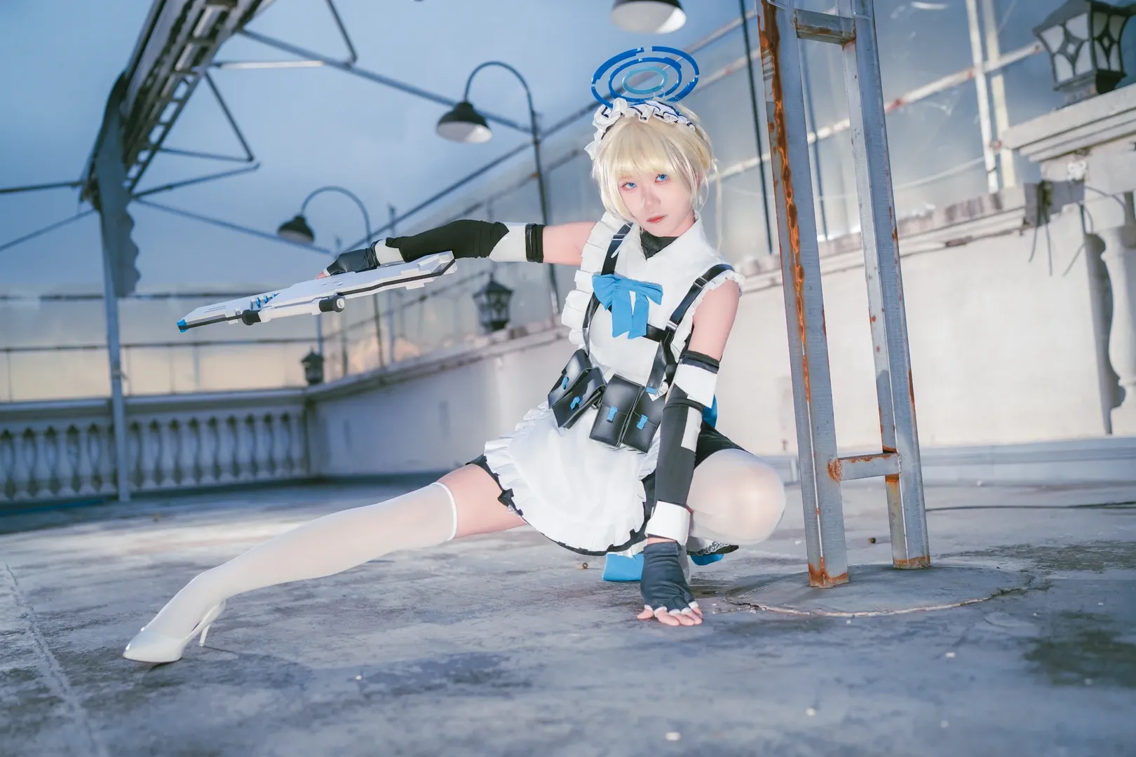 蔚藍檔案, 外景攝影, cosplay正片, 飛鳥馬時cos, 戰術女僕