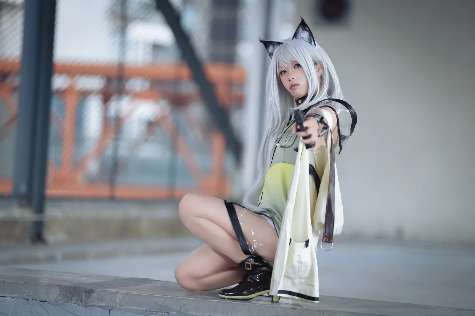明日方舟, 战术风, 工业风, cosplay摄影, 凯尔希cos - 第5张