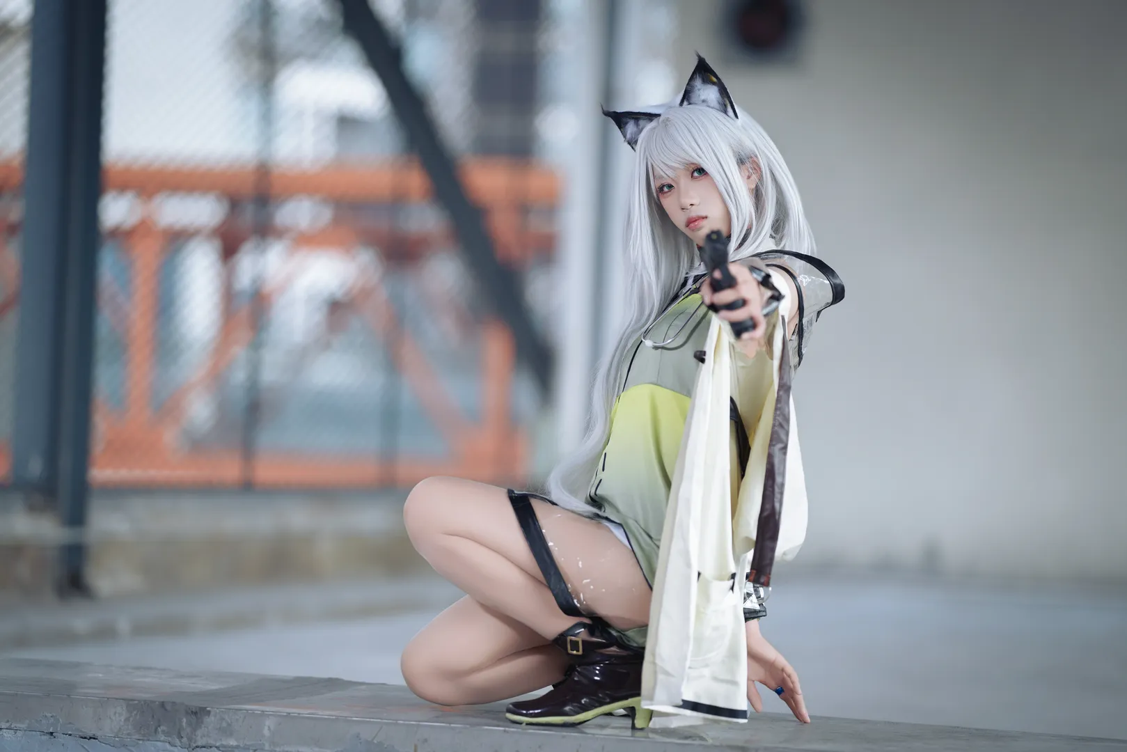 明日方舟, 战术风, 工业风, cosplay摄影, 凯尔希cos - 第6张