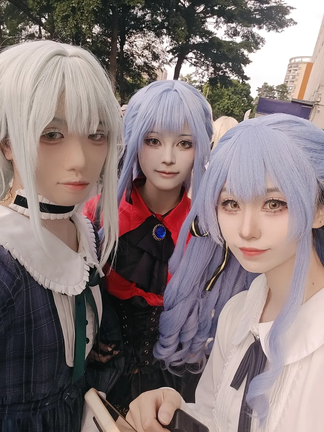 丰川祥子cos, 若叶睦cos, 广州萤火虫, BanG Dream! Ave Mujica, 漫展外场 - 第2张