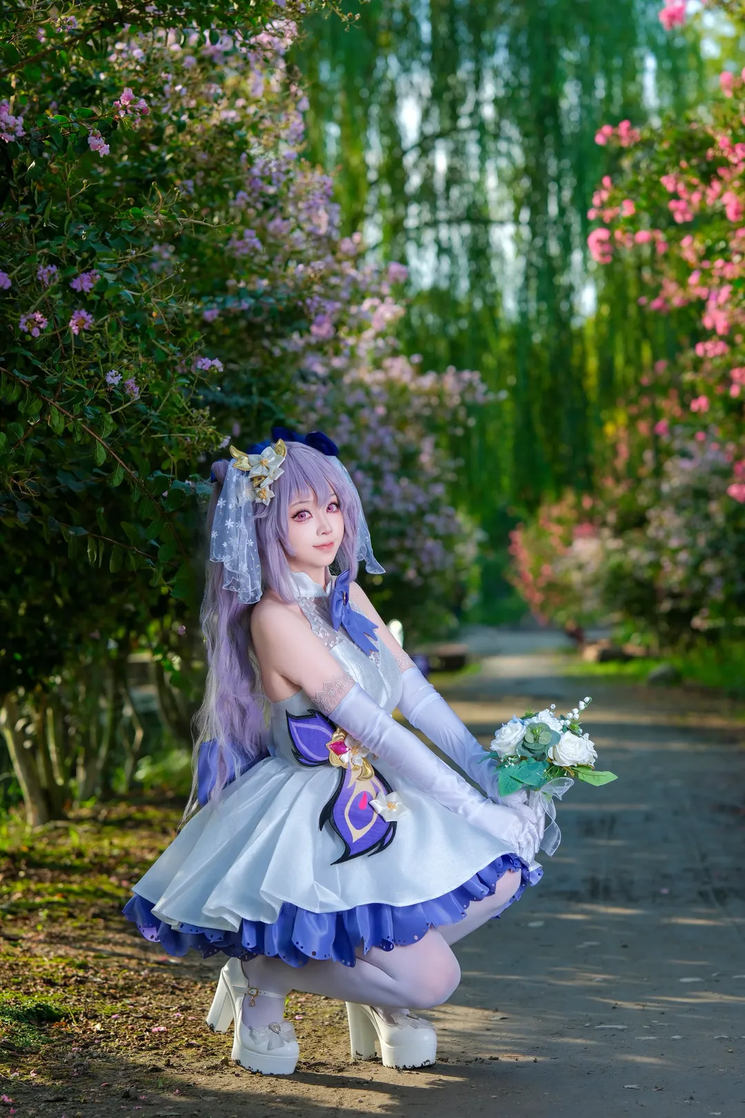 原神, 刻晴cos, cosplay摄影, 二次元穿搭, 花嫁写真 - 第2张