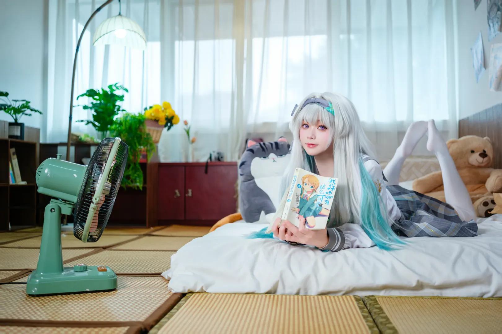崩坏星穹铁道, 流萤cos, 二次元写真, 白丝cos, 水手服校园风 - 第2张