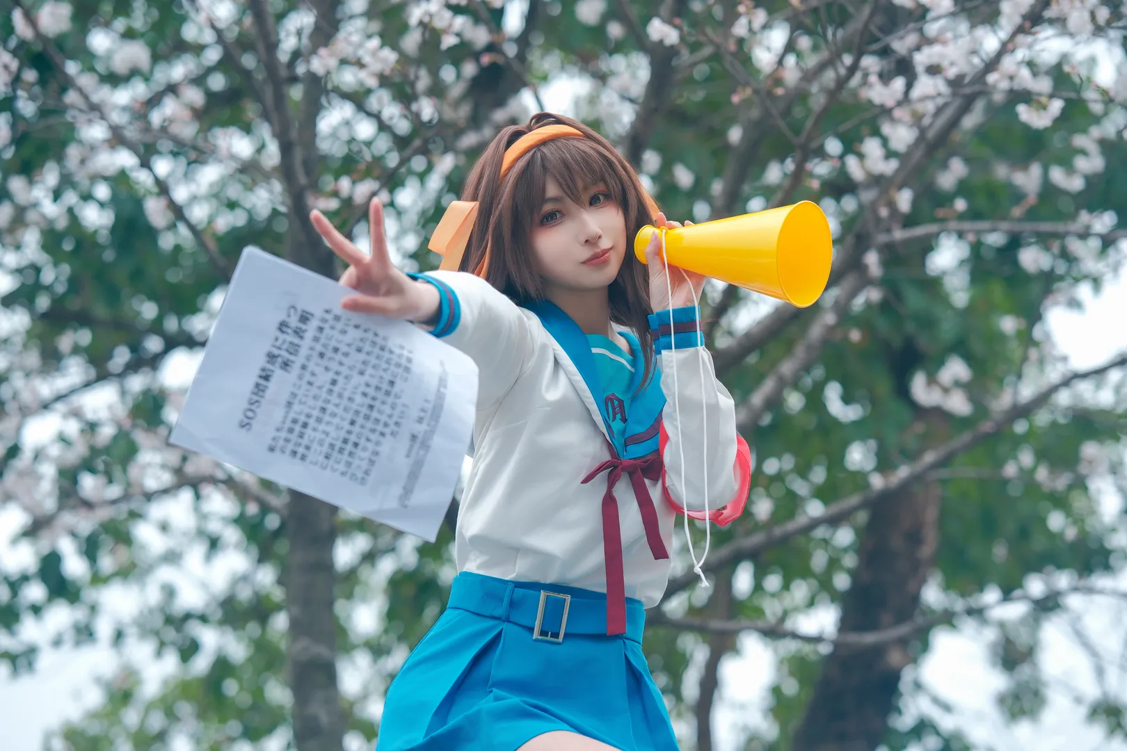 二次元cosplay, 凉宫春日cos, 凉宫春日的忧郁, 校园制服穿搭, 20周年纪念 - 第6张