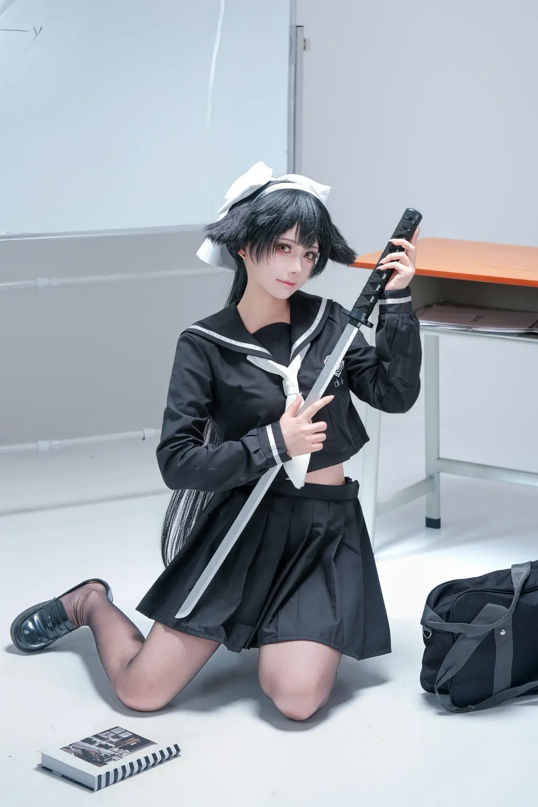 碧蓝航线, 水手服, 校园风cos, 角色扮演摄影, 高雄獒cos - 第2张