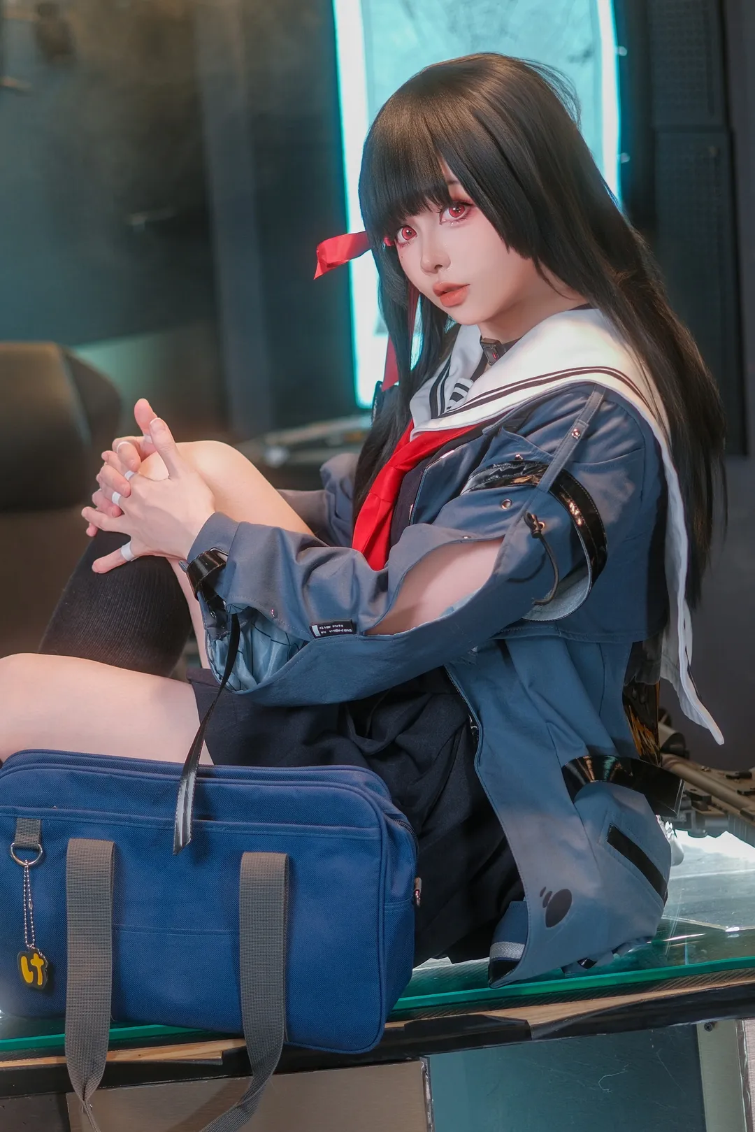 鳴潮, 千咲 コスプレ, タクティカルスタイル, コスプレ撮影, 二次元ライフアーカイブ - 2枚目