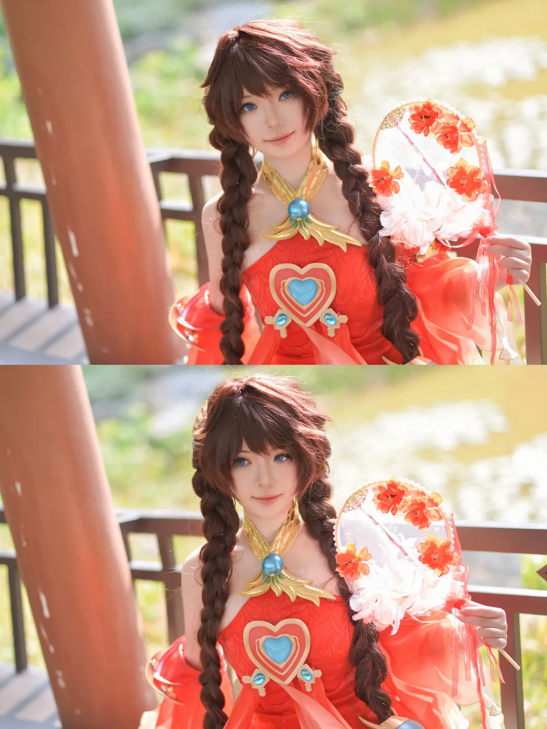 Honor of Kings, Da Qiao cosplay, Chinese-style cosplay, Anime cosplay photoshoot, Taishan outdoor photography - Image 3