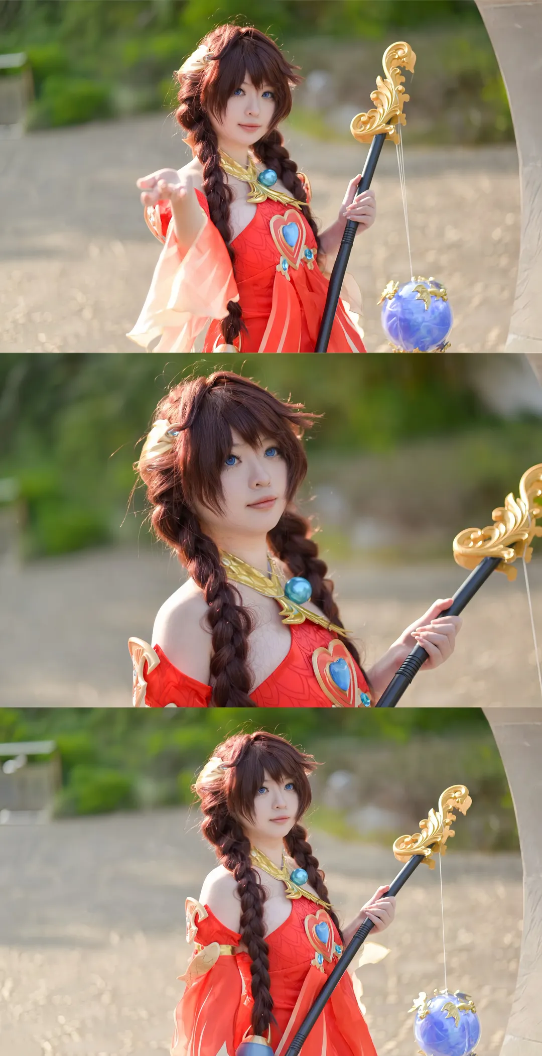 Honor of Kings, Da Qiao cosplay, Chinese-style cosplay, Anime cosplay photoshoot, Taishan outdoor photography - Image 4